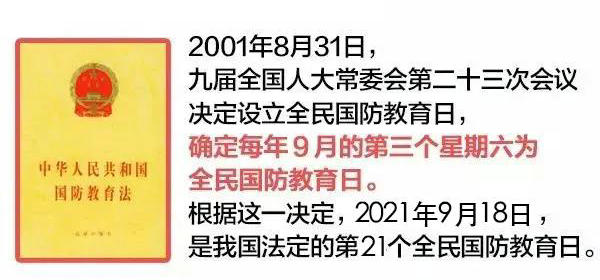 今天是全民國(guó)防教育日，教你分辨三種防空警報(bào)