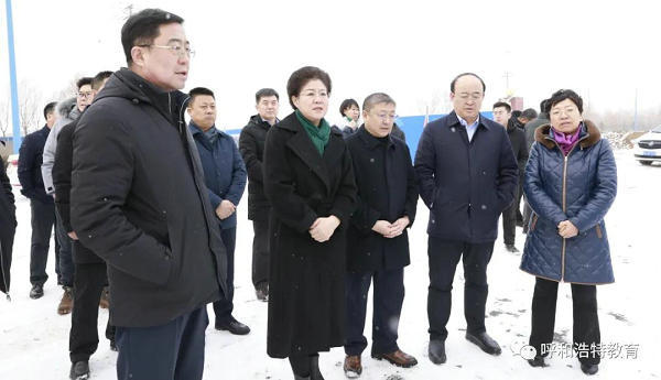黃雅麗調(diào)研呼和浩特市和林格爾新區(qū)重點教育項目建設(shè)情況